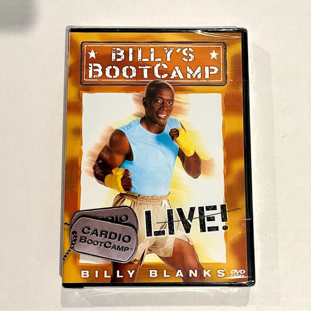 New / Sealed Billy Blanks Billy’s Bootcamp: Cardio Bootcamp Live Fitness DVD